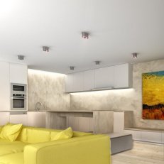 MANTOVA II stropní česaný hliník 230V GU10 2x35W RENDL R12733