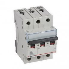 TX3 JISTIČ, 3 PÓLOVÝ, CHAR. B, 40A 6000A LEGRAND 403406