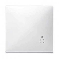 Schneider MTN412919 Kryt spínače se symbolem 'světlo', S-Design, polar