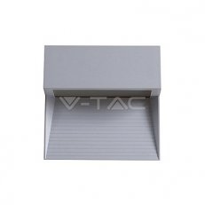 3W LED Step Light Grey Body Square Warm White, VT-1172 V-TAC SKU1400