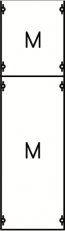 1M2A -montážní modul 250x900mm s krytem
