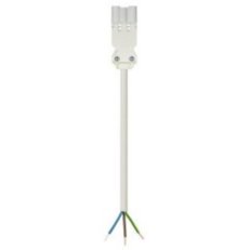 kabel s jedním konektorem gesis, 3-pól, 3*1,5mm2, vidlice, délka 0,5m, bílý