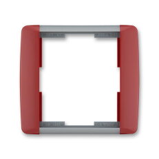 Jednorámeček ABB ELEMENT karmínová/ledová šedá ABB 3901E-A00110 24