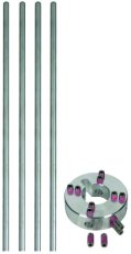 Upevňovací set pro stranový jímač 4 jímače Alu D=10mm L=530mm DEHN 819183