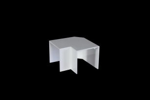 Úhel plochý 15x15mm, bílá MALPRO 11515