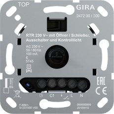 RPT 230 V otvír./uzavír. vyp. + kontrolka vložka GIRA 247200