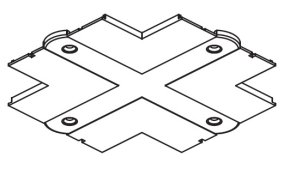 Krytka spojky L,T,X šedá NORDIC ALUMINIUM XTSF30-1