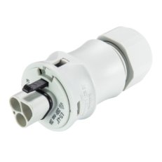 vidlice na kabel gesis RST, 2-pól, průchodka 6-10mm, šroubové svorky, sv.šedá