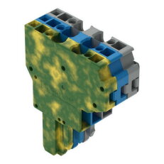 Pružinová svorka CAGE CLAMP 4mm2 šedá/modrá/zž 3pól. WAGO 769-123/000-039