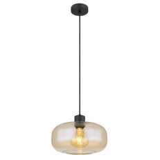 Závěsné svítidlo GIUSEPPE černá 1xE27 40W 230V GLOBO 15566HA