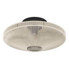 Stropní svítidlo MIDSUMER E27 černá/textil krémová 1X40W IP20 EGLO 43998