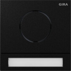 Modul vstupní stanice System 106 černá m GIRA 5565925
