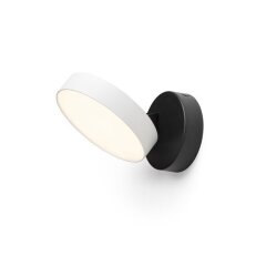 ARETHA přisazená bílá/černá 230V LED 12W 3000K RENDL R14421