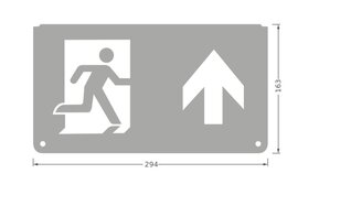 EMERGENCY EXIT SIGN PICTOGRAMS PICTO UP LEDVANCE 4099854261350