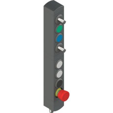 Ovládací jednotka BN 8 prvků (konfigurace A06) 1NO, IP65 PIZZATO BNAC8ZA06