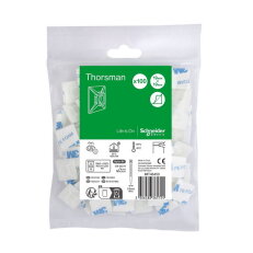 Samolepící úchytka, Thorsman, pro 3.6mm pásky, čirá, balení 100 ks IMT46450