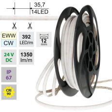 LED pás. SOB dual whiteEWW-CW,392LED/m5M