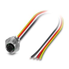 Přístrojový konektor zpředu stěny SACC-E-M12FSS-3PE-M16XL/2,0-US 1329923
