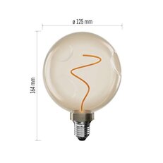 LED žárovka DECO CG125A, E27, 4,5 W (24 W), 240 lm, flame EMOS Z50B11