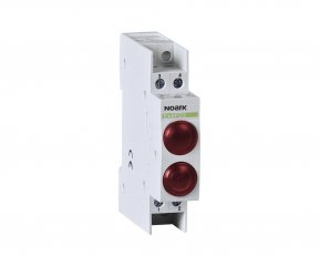 Světelné návěstí NOARK 102479 EX9PD2RR 6,3V AC/DC 1 červená LED a 1 červená LED