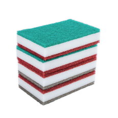 Brusná houba měkká 1bal/4ks 150x100x30 mm, zr. 80/120/240 XTLINE XTB10000