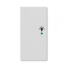 ABB Levit Kryt 2násobný levý symbol osvětlení šedá 6220H-A02101 16