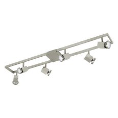 Bodové svítidlo ZERACO 6xGU10-LED matný nikl 27,6W IP20 EGLO 93679