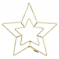 288LED STAR FRAME IP44 WW