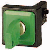 Eaton Q25S1-GN Ovládací hlavice s klíčem, 2polohy, 25x25, bez aret, 45°, zelená