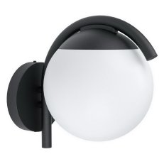 Nástěnné svítidlo PRATA VECCHIA 1xE27 černá/bílá 28W IP44 EGLO 98731