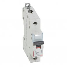 DX3 JISTIČ, 1 PÓLOVÝ, CHAR. C,20A 10000A/16KA LEGRAND 409115