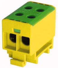 BPZ-KC-2/35PE-ALU Svorkovnice 2-pól 35mm2 270A Cu/240A Al žluto/zelená (PE)
