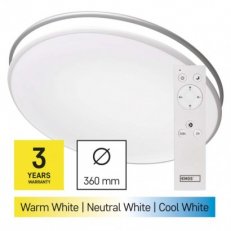 LED přisazené svítidlo ALVI, kruhové 24W, stmív. se změnou CCT EMOS ZM5165
