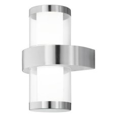 Venkovní nástěnné svítidlo BEVERLY 1 LED nerez/čirá/bílá 7,4W IP44 EGLO 94799