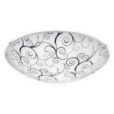Stropní svítidlo MARGITTA 1 LED d315 čirá/bílá/černá 10,8W IP20 EGLO 96117