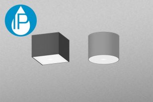 PUKK BLACK d80x60mm IP65 5W/4000K Mivvy Lighting PUK86TCI5W4KB