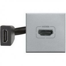 AXOLUTE ZÁSUVKA HDMI V1.3 2MODULOVÝ HLINÍK BTICINO HC4284