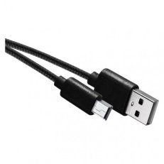 Nabíjecí a datový kabel USB-A 2.0/mini USB-B 2.0, 2 m, černý EMOS SM7009BL