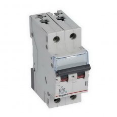 TX3 JISTIČ, 2 PÓLOVÝ, CHAR. B, 50A 6000A LEGRAND 403392