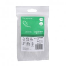 Thorsman Stahovací páska se štítkem 2.5x100mm, čírá SCHNEIDER IMT47004