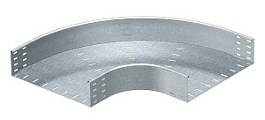 OBO RB 90 150 FS Oblouk 90° vodorovný kruhové provedení 110x500 Ocel pás.zink