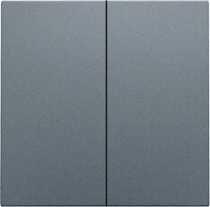 Smart Switch kolébka 2x1/2-ALU STEEL GREY NIKO 220-31004