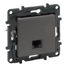 NILOÉ STEP DATOVÁ ZÁSUVKA 1XRJ45 C5E UTP OCEL LEGRAND 863459