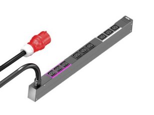 Rittal 7979130 PDU Basic 3 Fáze 16A CEE, 9xC19, L695mm, rack min. 1200mm/1200mm