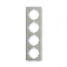 ABB Impuls 1754-0-2544 Rámeček čtyřnásobný,pro vodorovnou i svislou montáž