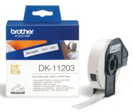 BROTHER DK-11203 (papírové/databáze-300ks) 17x87mm