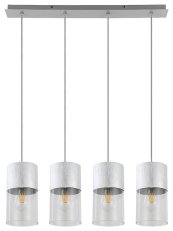 Zelkova E27 4x 40W IP20 brušený hliník RABALUX 3156