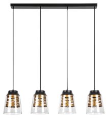 Zenaida E27 4x 60W IP20 matná černá RABALUX 3544