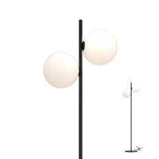 Stojací lampa TALIS LAMP 2X42W E27 BK REDO 01-2652