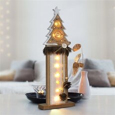 Vánoční LED dekorace, stromek, 2x AA SOLIGHT 1V236